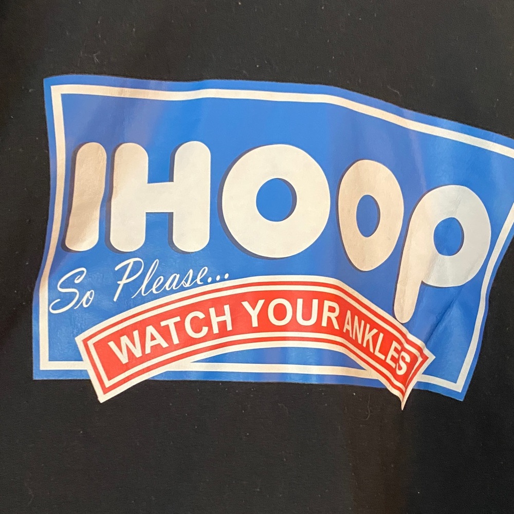 Funny basketball themed YouTube and IHOP Graphic Hoodies - Picture 3 of 3